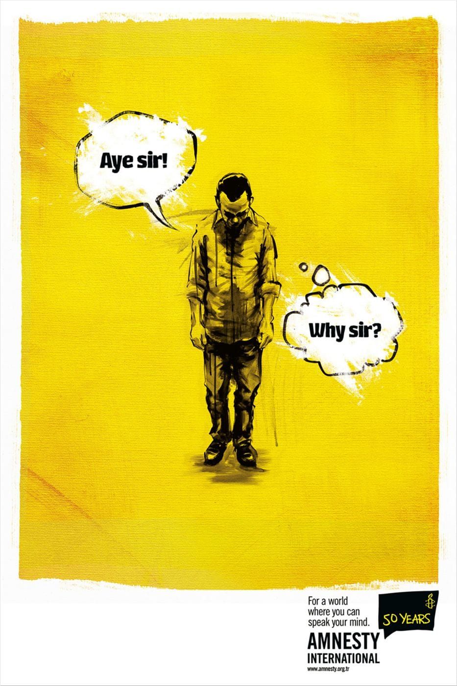 Amnesty International Speak Your Mind Ad Ruby