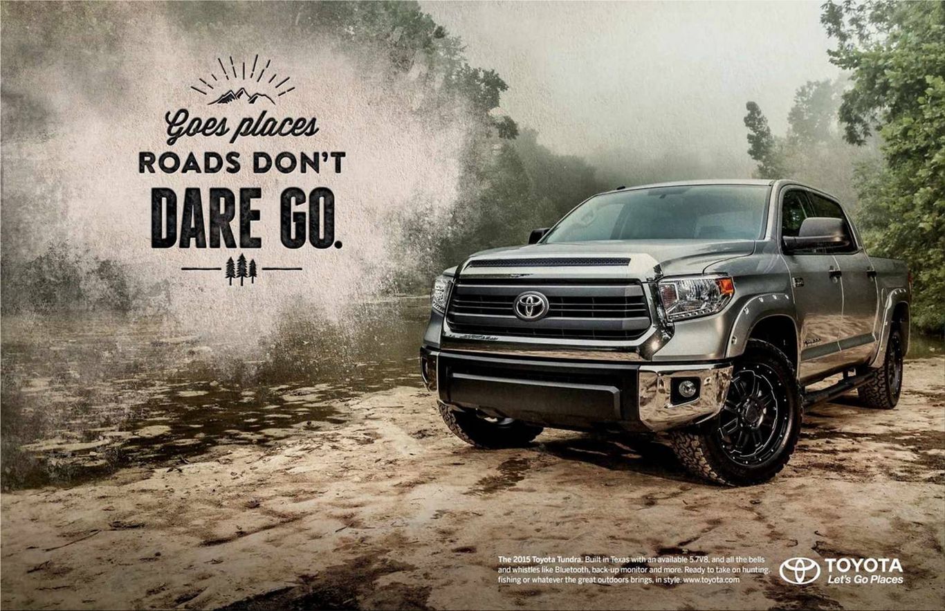 Toyota Tundra for hunting, fishing or whatever the great outdoors