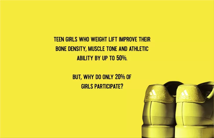 Adidas "Muscles aren't masculine" by The Creative Circus