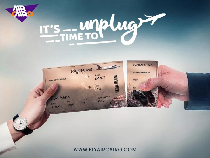 Air Cairo "It's Time To Unplug"