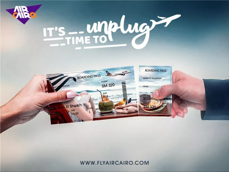Air Cairo "It's Time To Unplug"