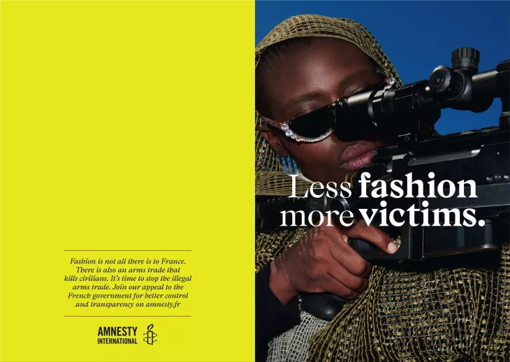 Amnesty International "Fashion is not all there is to France"
