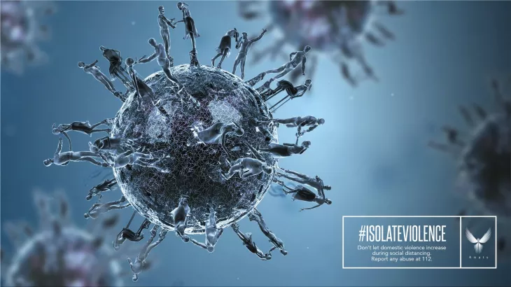 Anais Association #IsolateViolence by Cheil ad agency