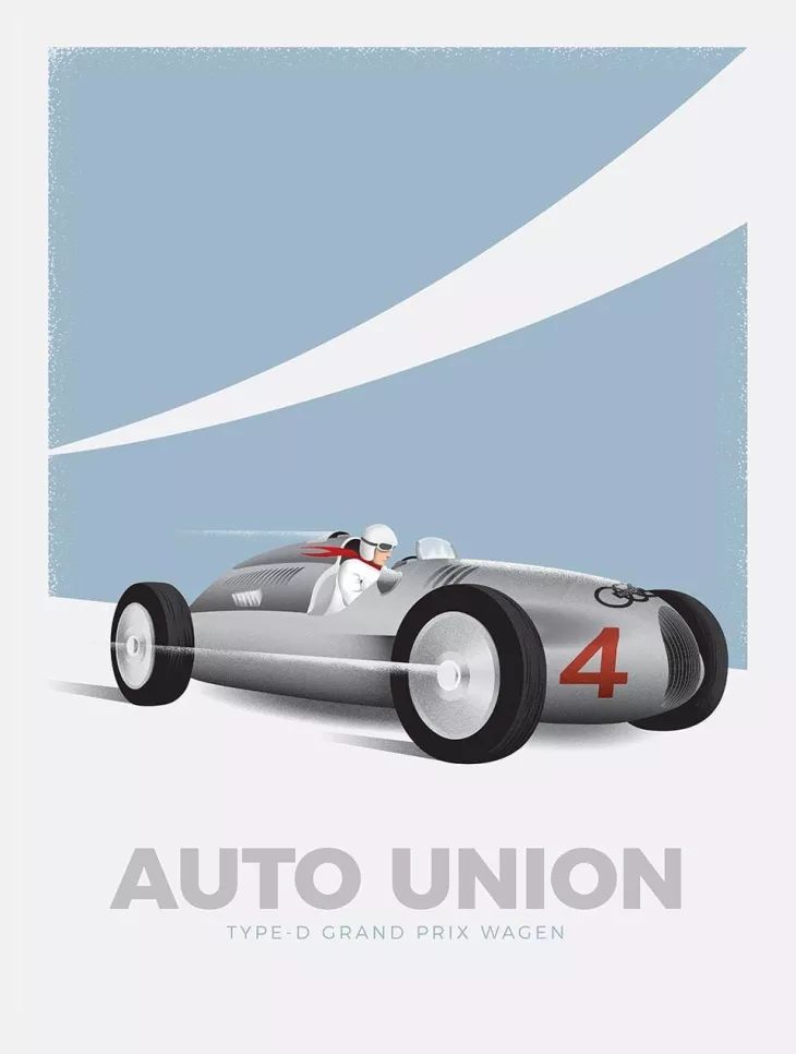 Audi: "Heritage Poster Series" by TracyLocke