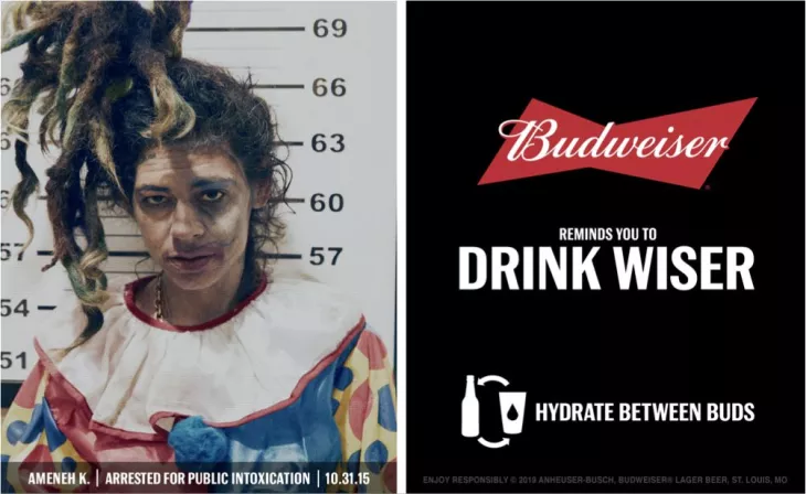 Budweiser "Don't Let Halloween Haunt You Forever"