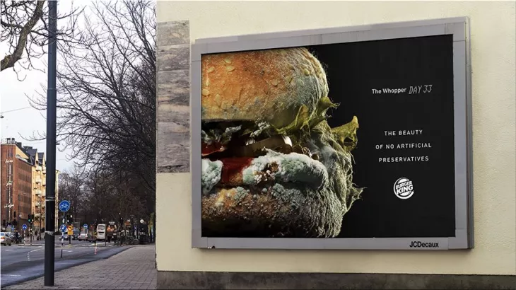 Burger King "The Moldy Whopper" #NoArtificialPreservatives