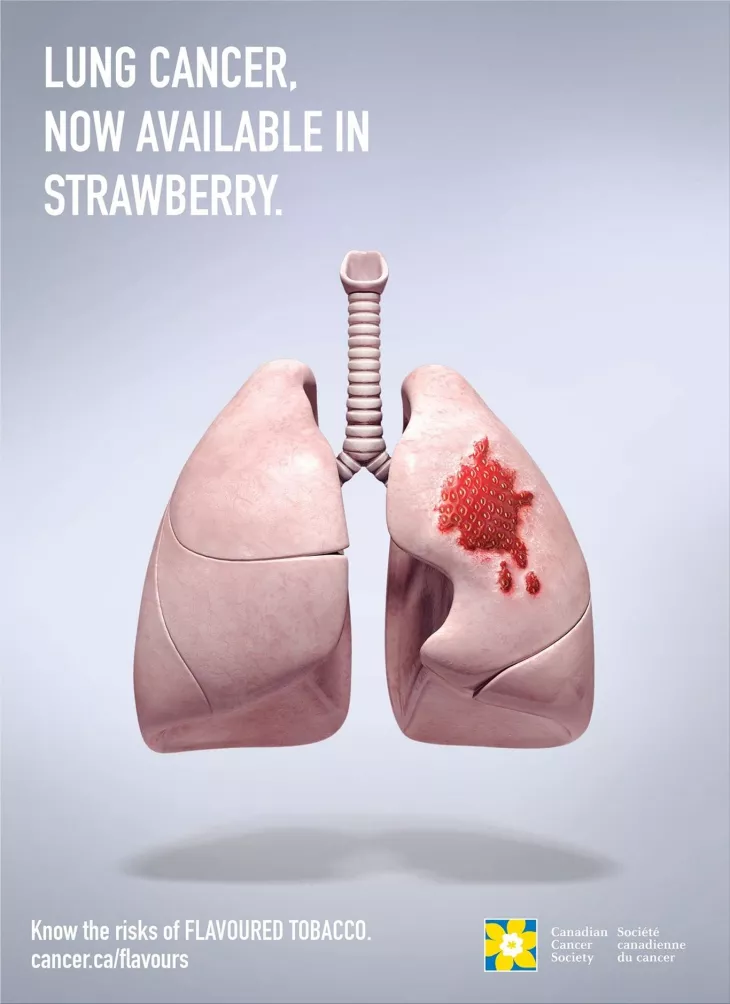 Canadian Cancer Society print ads