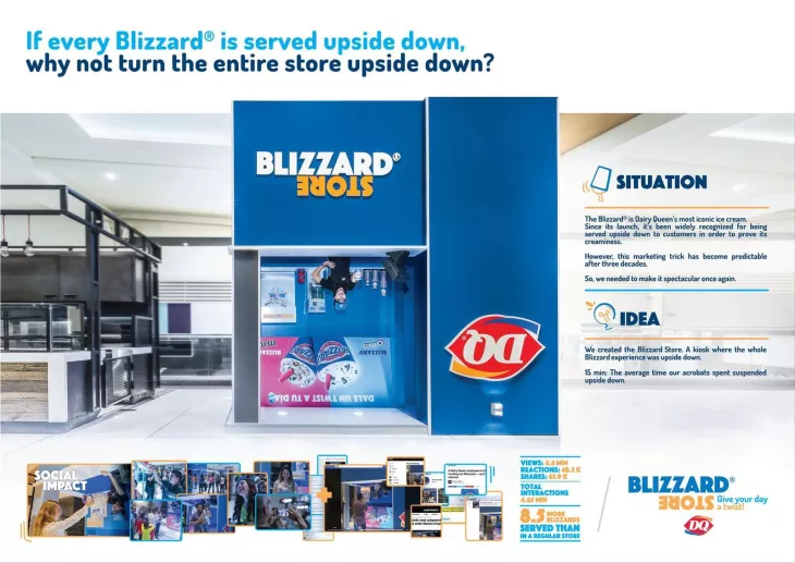Dairy Queen "Blizzard Store" by P4 Ogilvy & Mather