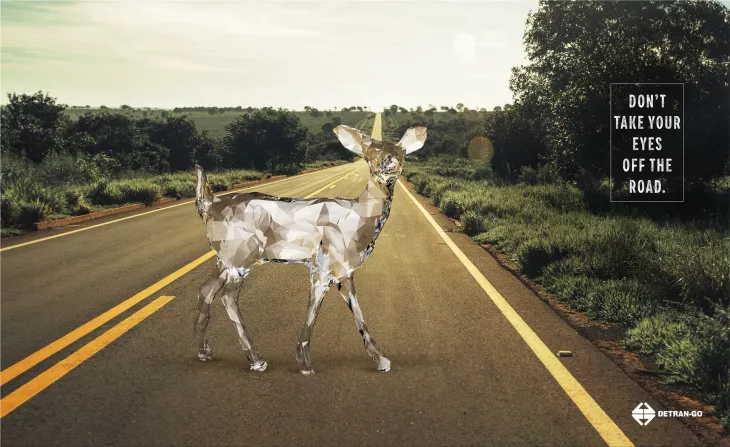 Detran-GO "Don't take your eyes off the road."