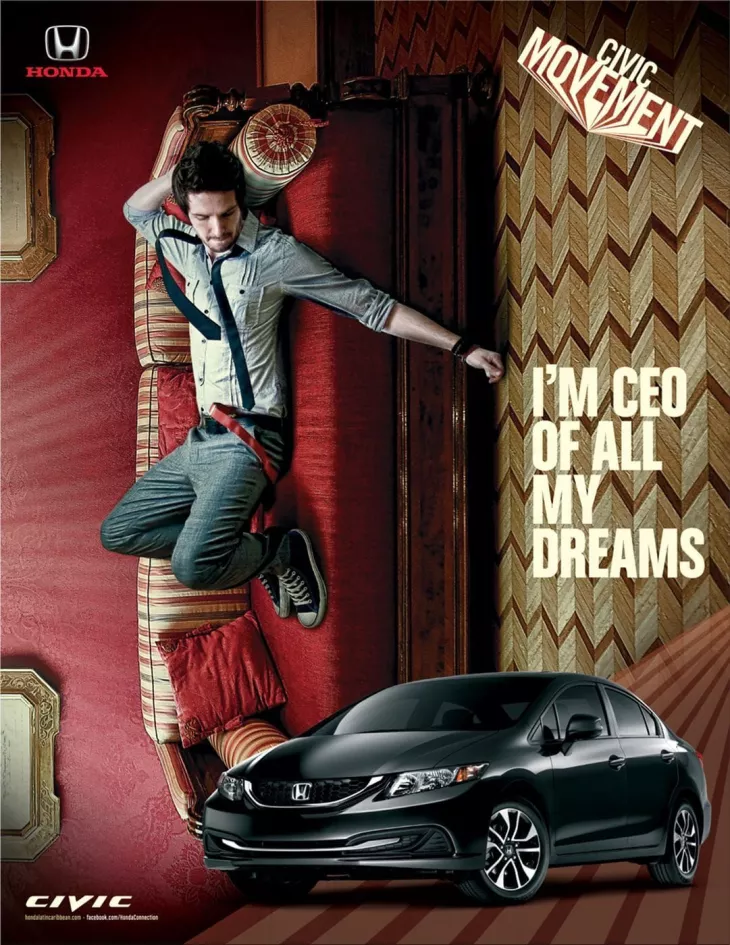 Honda Civic ads