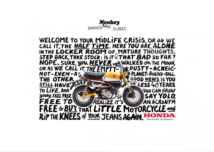 Honda "Monkey - Immaturity at its best"
