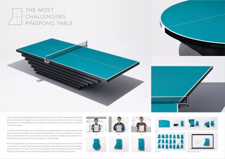 Japan Para Table Tennis Association "The Most Challenging Pingpong Table" by Tbwa\Hakuhodo