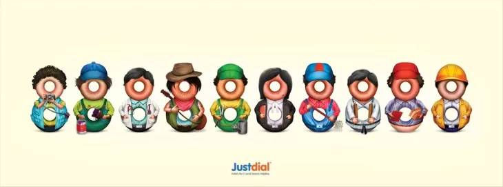 JustDial ads