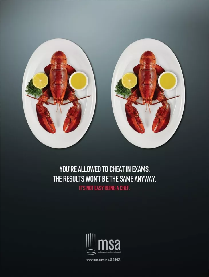 MSA Culinary Arts Academy print ads
