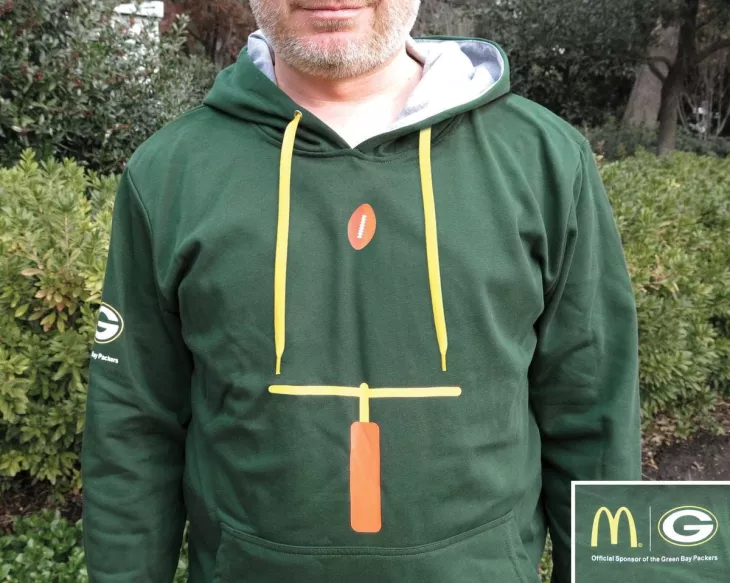 McDonald's: Official sponsor of Green Bay Packers Hoodies