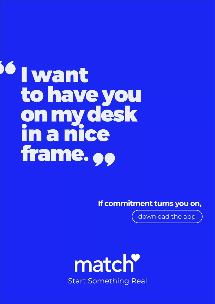 Meetic "If commitment turns you on"