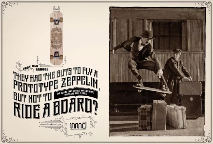 Nomad Skateboards ads