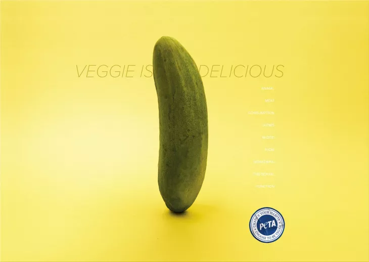 PETA "Veggie is delicious"