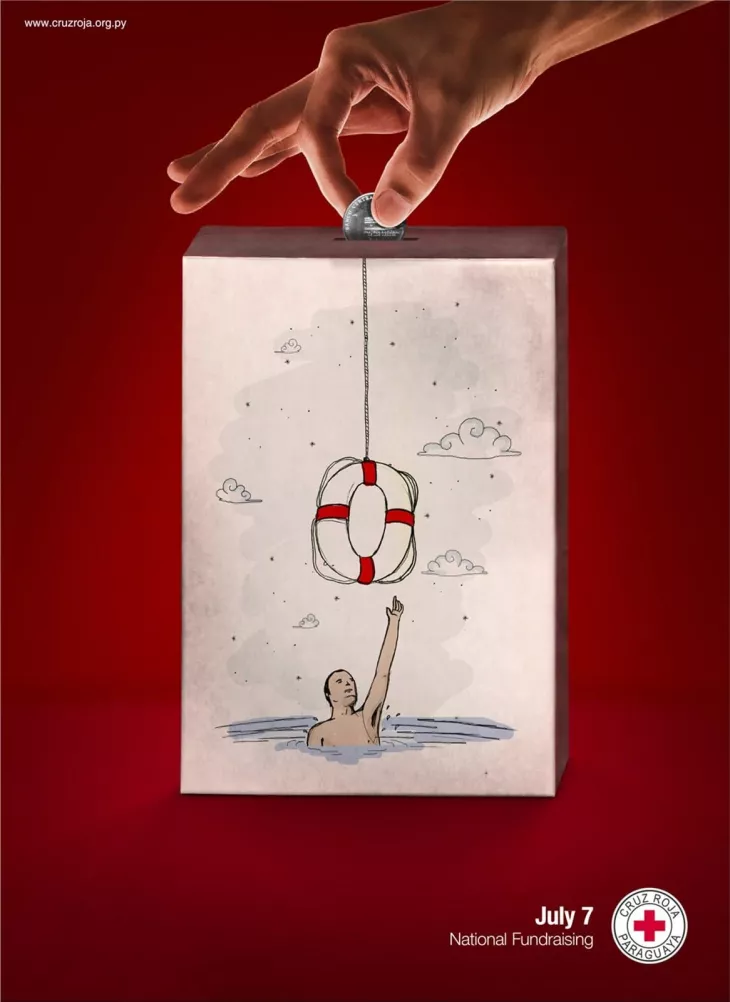 Red Cross print ads