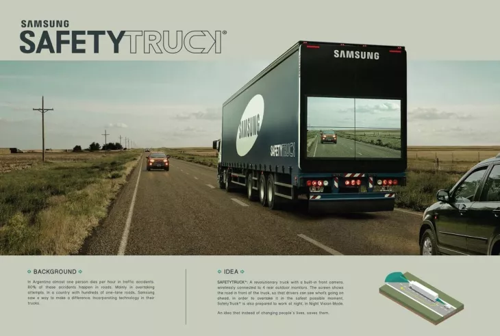 Samsung: Safety truck