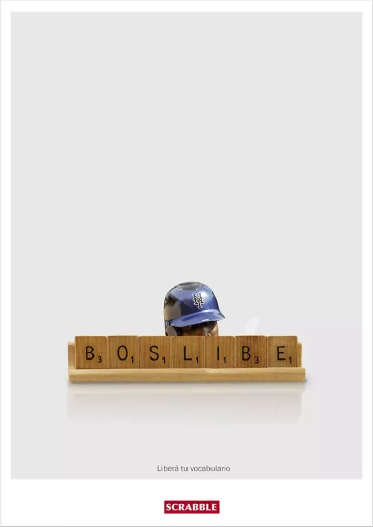 Scrabble print ads