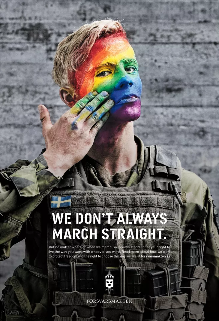Swedish Armed Forces "We don't always march straight" by Volt