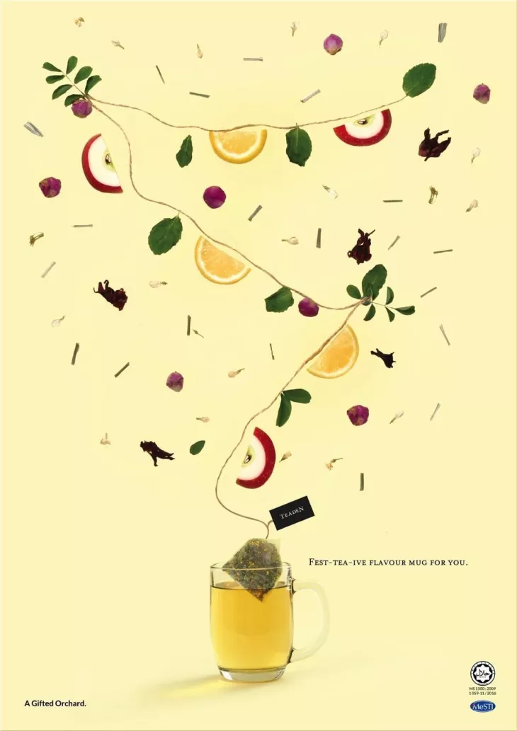 Teaden: "Celebrate- Tea A Day In Your Cup" by At Home Creative