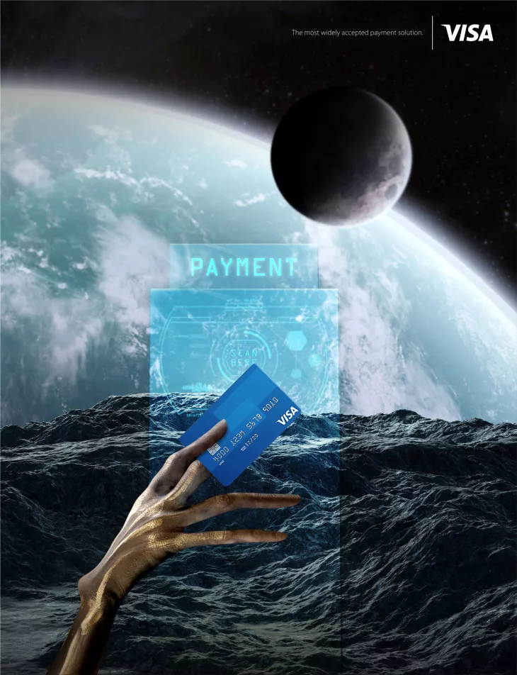 Visa "The most widely accepted payment solution"