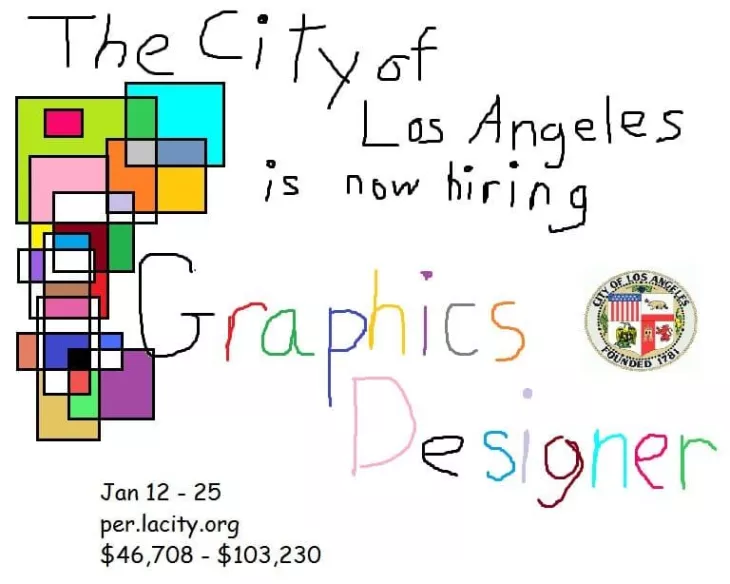 City of Los Angeles is now hiring Graphics Designer