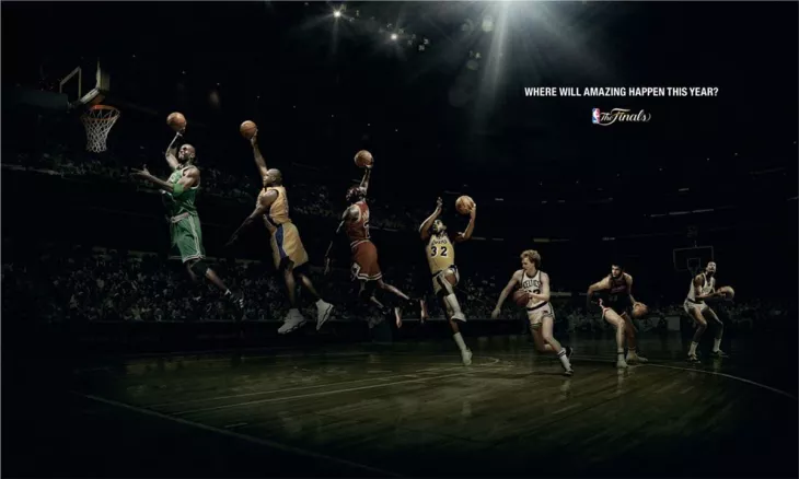NBA print ads