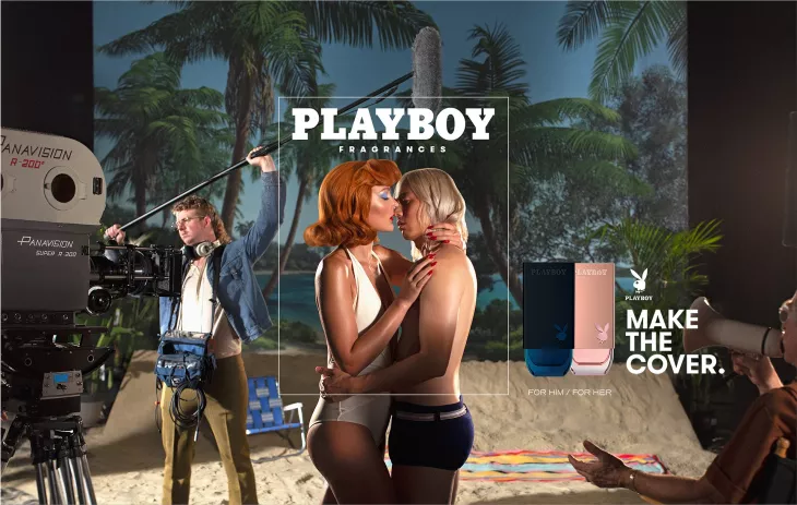 Designer Parfums "Playboy Make the Cover" ads
