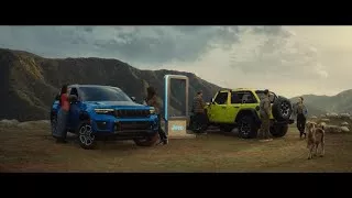 The Jeep 4xe "Electric Boogie" commercial for the Big Game