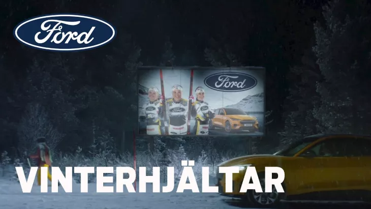 Ford's "Winter Heroes" support the Swedish Ski Association