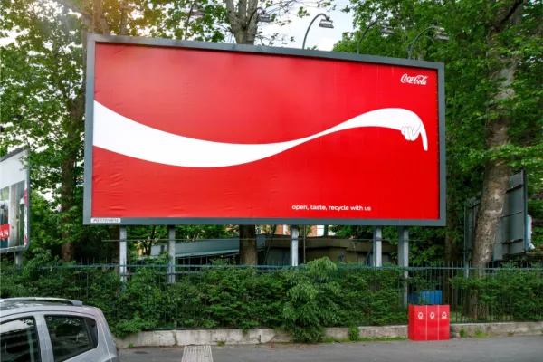 Coca-Cola "open, taste, recycle with us"
