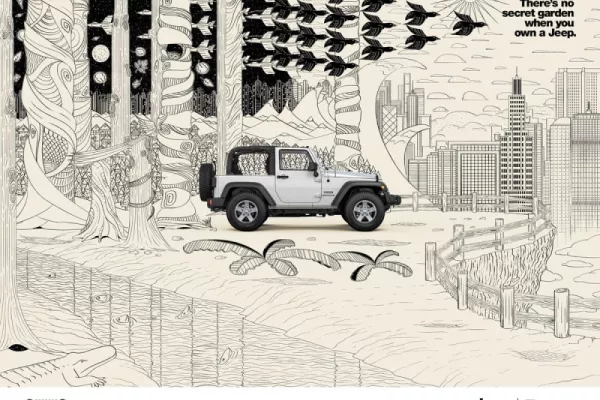 There's no secret garden when you own a Jeep