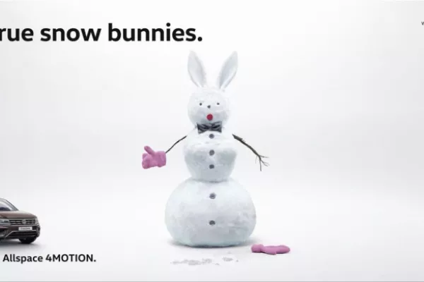 Volkswagen: "For true snow bunnies."