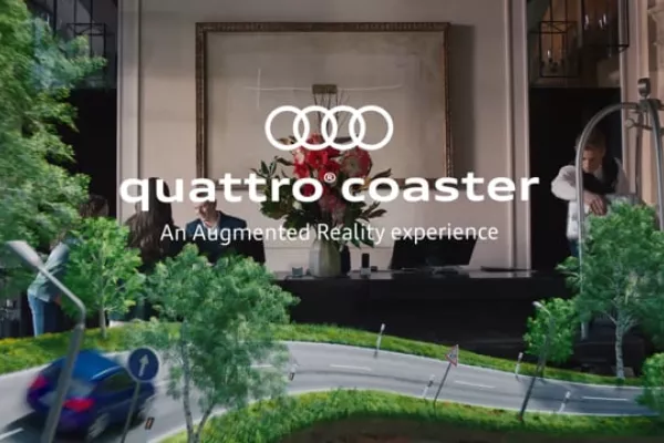 Audi: "Audi quattro coaster AR app" by POL