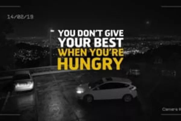 Snickers "You don't give your best when you're hungry"