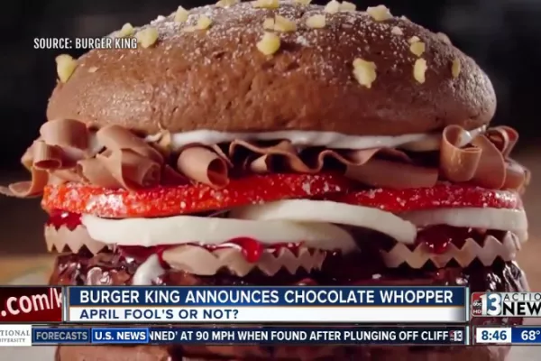 Burger King "Chocolate Whopper"