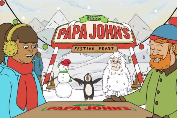 Papa John's "Christmas is Better Shared"