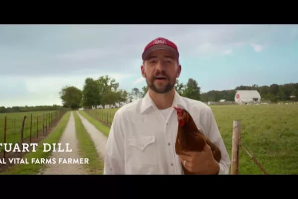 Vital Farms: "Bulsh*t-free egs" by Preacher