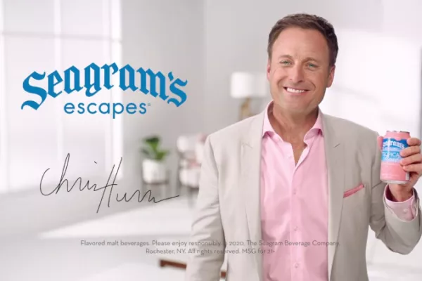 Seagram's Escapes "Keep it colorful!" with Reality TV host Chris Harrison