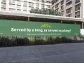 McDonald's "Served by a king, or served as a king?"
